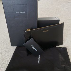 YSL Pouch Monogramme Black